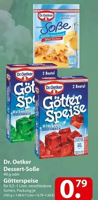 Famila Nord Ost Dr. oetker dessert-soße oder götterspeise Angebot