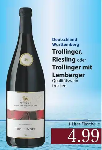 Famila Nord Ost Trollinger rotwein Angebot