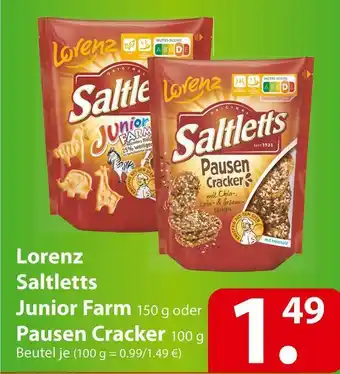 Famila Nord Ost Lorenz saltletts junior farm oder pausen cracker Angebot