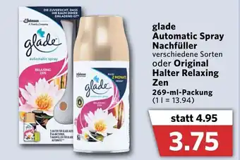 Combi Glade Automatic Spray Nachfüller oder Original Halter Relaxing Zen 269ml Angebot