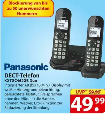 Famila Nord Ost Panasonic dect-telefon kxtgc462gb duo Angebot