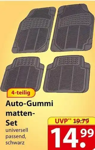 Famila Nord Ost Auto-gummi matten-set Angebot