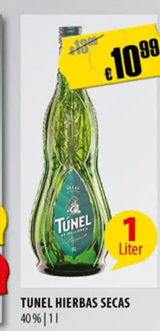 FreeOneShop TUNEL HIERBAS SECAS 40% 1L Angebot