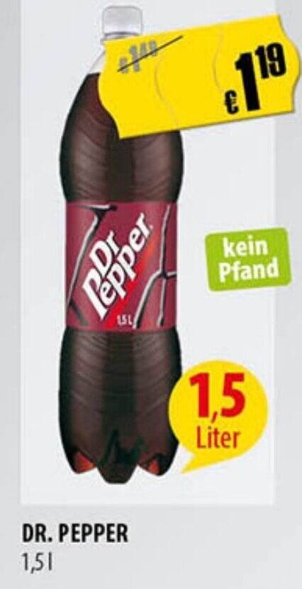 DR. PEPPER 1.5L Angebot bei FreeOneShop