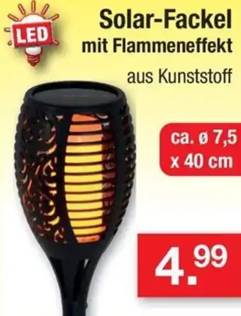 Zimmermann Solar-Fackel mit Flammeneffekt Angebot