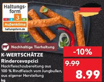 Kaufland K-WERTSCHÄTZE Rindercevapcici Angebot