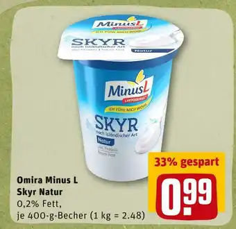 REWE Omira minus l skyr natur Angebot