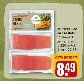 REWE Deutsche see lachs-filets Angebot