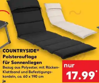 Kaufland COUNTRYSIDE Polsterauflage für Sonnenliegen Angebot