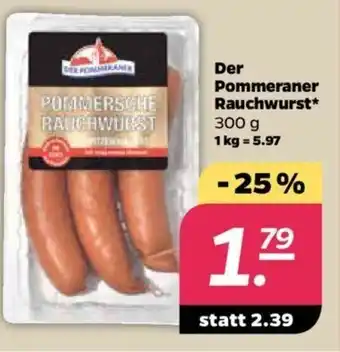 NETTO Der Pommeraner Rauchwurst 300g Angebot