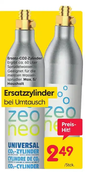 Rusta Ersatz-CO2-Zylinder Angebot