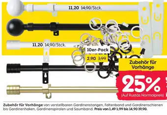 Rusta Zubehör für Vorhänge Angebot