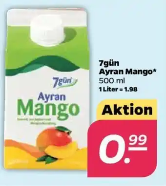 NETTO 7gün Ayran Mango 500ml Angebot