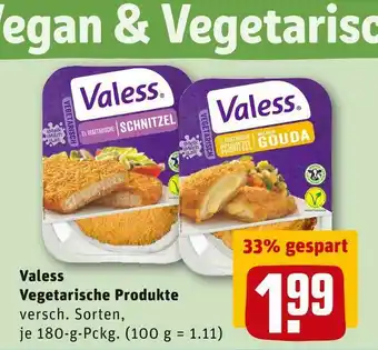 REWE Valess vegetarische produkte Angebot