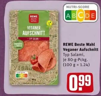 REWE Rewe beste wahl veganer aufschnitt Angebot