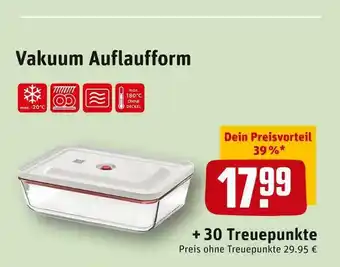 REWE Vakuum auflaufform Angebot