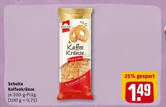 REWE Schulte kaffeekränze Angebot