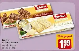 REWE Loacker gran pasticceria Angebot