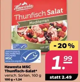 NETTO Hawesta MSC Thunfisch Salat 160g Angebot