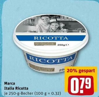 REWE Marca italia ricotta Angebot