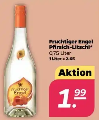 NETTO Fruchtiger Engel Pfirsich Litschi 0,75L Angebot