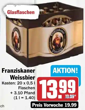 AEZ Franziskaner Weissbier Angebot