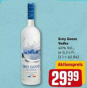 REWE Grey goose vodka Angebot