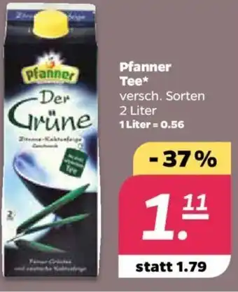 NETTO Pfanner Tee 2L Angebot