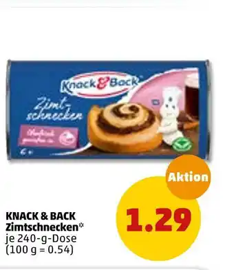 PENNY Knack & back zimtschnecken Angebot