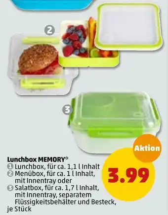 PENNY Lunchbox memory Angebot