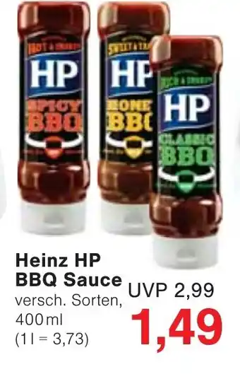 Wiglo Wunderland Heinz HP BBQ Sauce Angebot