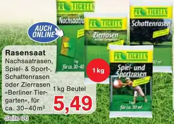 Wiglo Wunderland Rasensaat Angebot