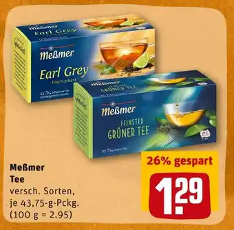 REWE Meßmer tee Angebot