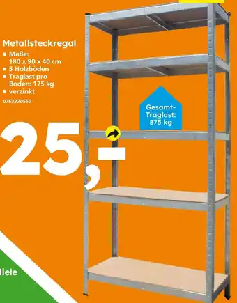 Globus Baumarkt Metallsteckregal Angebot