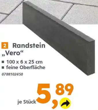 Globus Baumarkt Randstein ,,Vero" Angebot