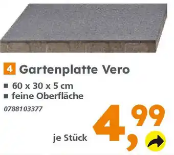 Globus Baumarkt Gartenplatte Vero Angebot