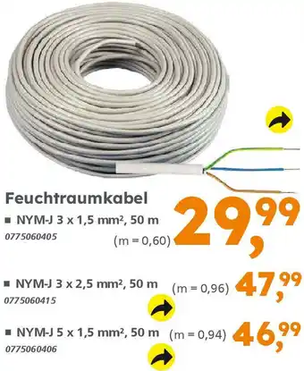 Globus Baumarkt Feuchtraumkabel Angebot