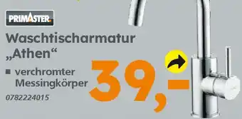 Globus Baumarkt PRIMASTER Waschtischarmatur ,,Athen" Angebot