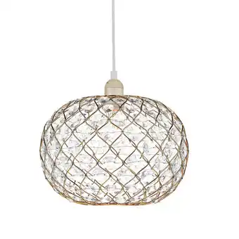 ManoMano Dar Lighting - dar juanita - Sphärisches Acryl Non Elec Gold Angebot