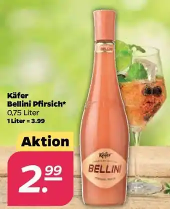 NETTO Käfer Bellini Pfirsich 0,75L Angebot