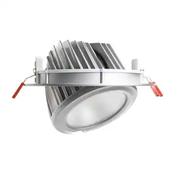 ManoMano Ledkia - LED-Einbaustrahler Schwenkbar Rund 60W 120lm/W Silber lifud Warmes Weiß 3000K Regulierbar 1-10V - Warmes Weiß 3000K  Angebot