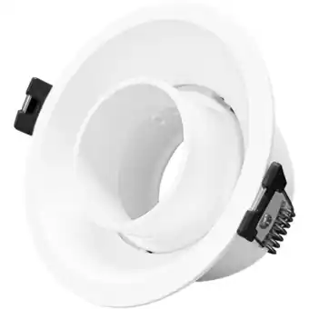 ManoMano Downlight-Ring Konisch Schwenkbar mit niedrigem ugr für LED-Glühbirnen GU10 / GU5.3 Schnitt Ø85 mm Suefix Schwarz Angebot