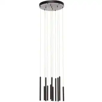 ManoMano Lindby - Jolasi LED-Hängeleuchte, elfflammig, 40 cm - Schwarz Angebot