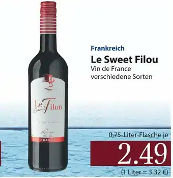 Famila Nord Ost Le sweet filou rotwein Angebot