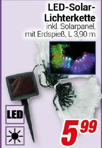 CENTERSHOP LED-Solar- Lichterkette Angebot