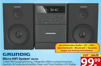 Famila Nord Ost Grundig micro hifi system Angebot