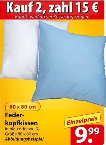 Famila Nord Ost Federkopfkissen Angebot