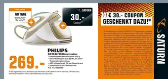 Saturn Philips Gc9642-60 Dampfstation Angebot