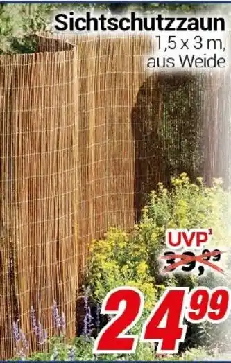 CENTERSHOP Sichtschutzzaun Angebot