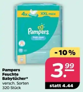 NETTO Pampers Feuchte Babytücher Angebot